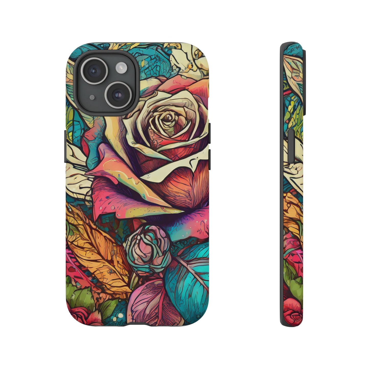 Colorful Roses Tough Phone Case