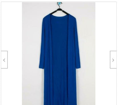 Lightweight Modal Drape Cardigan - Open Front Long Sleeve