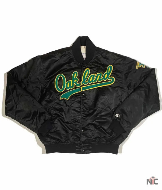 90’s Oakland Athletics Script Jacket