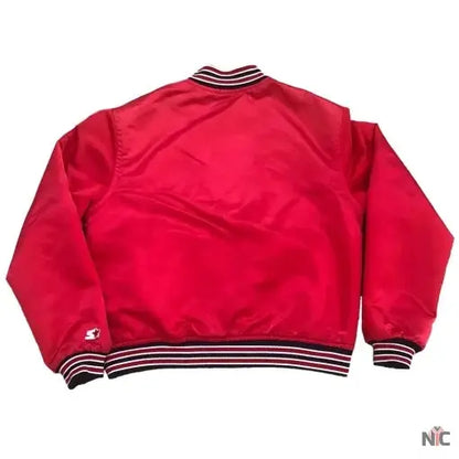 90’s St Louis Cardinals Red Satin Jacket
