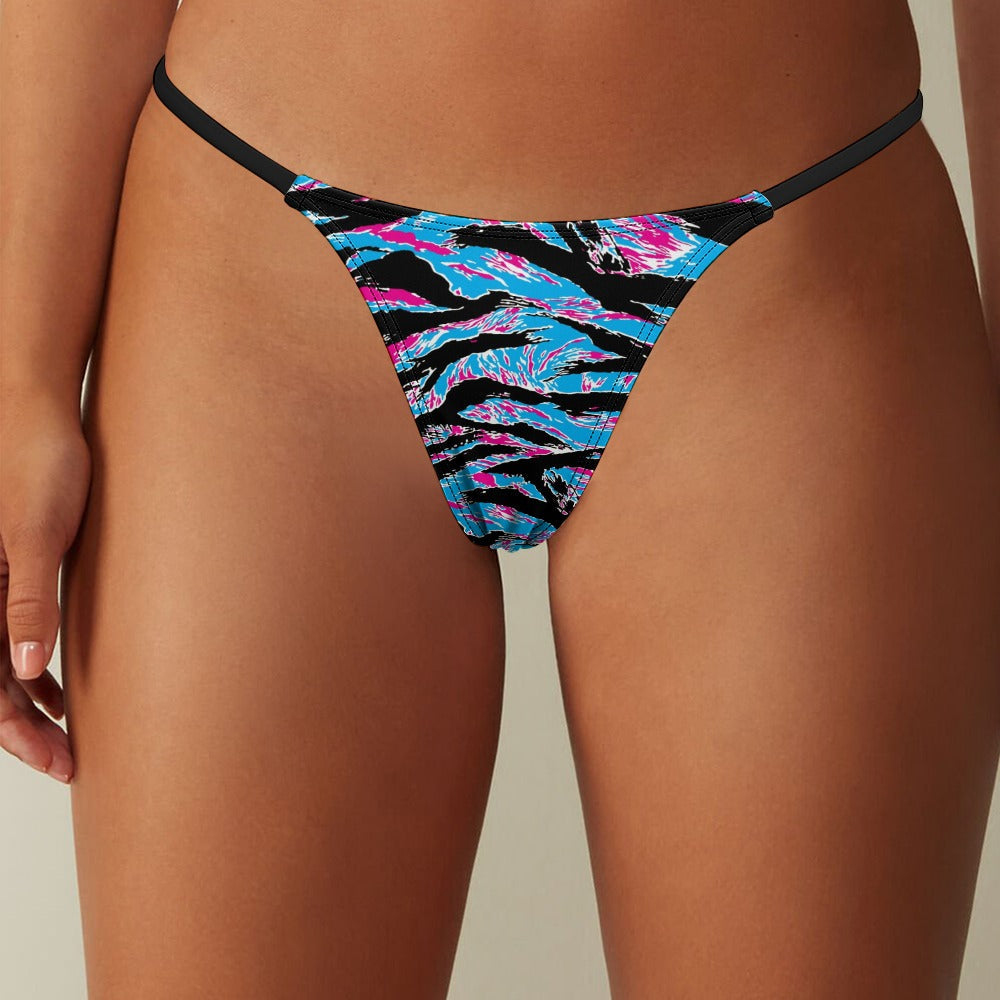 Miami Tiger Stripe Thong