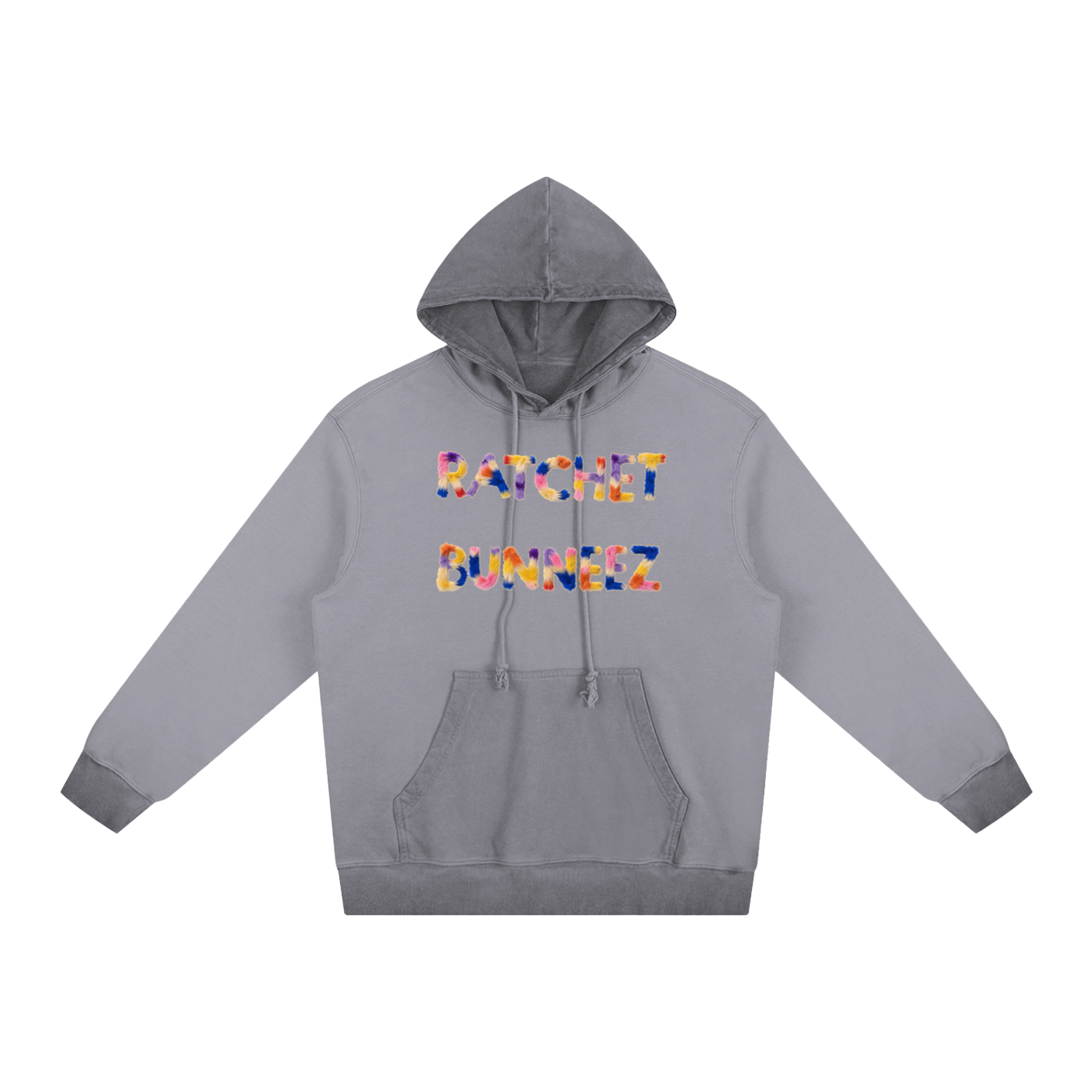 Ratchet Bunneez Ombre Stone Washed Colorpointed Hoodie