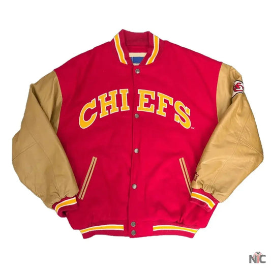90s Kansas City Chiefs Varsity Jacket