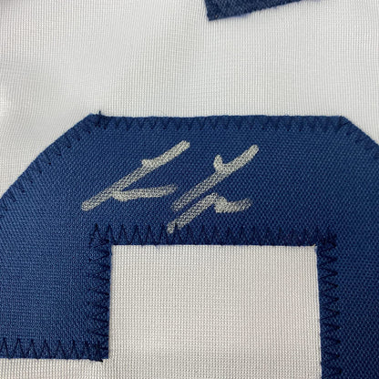 Framed Autographed/Signed Lance Lynn 35x39 Chicago White Retro Baseball Jersey Beckett BAS COA