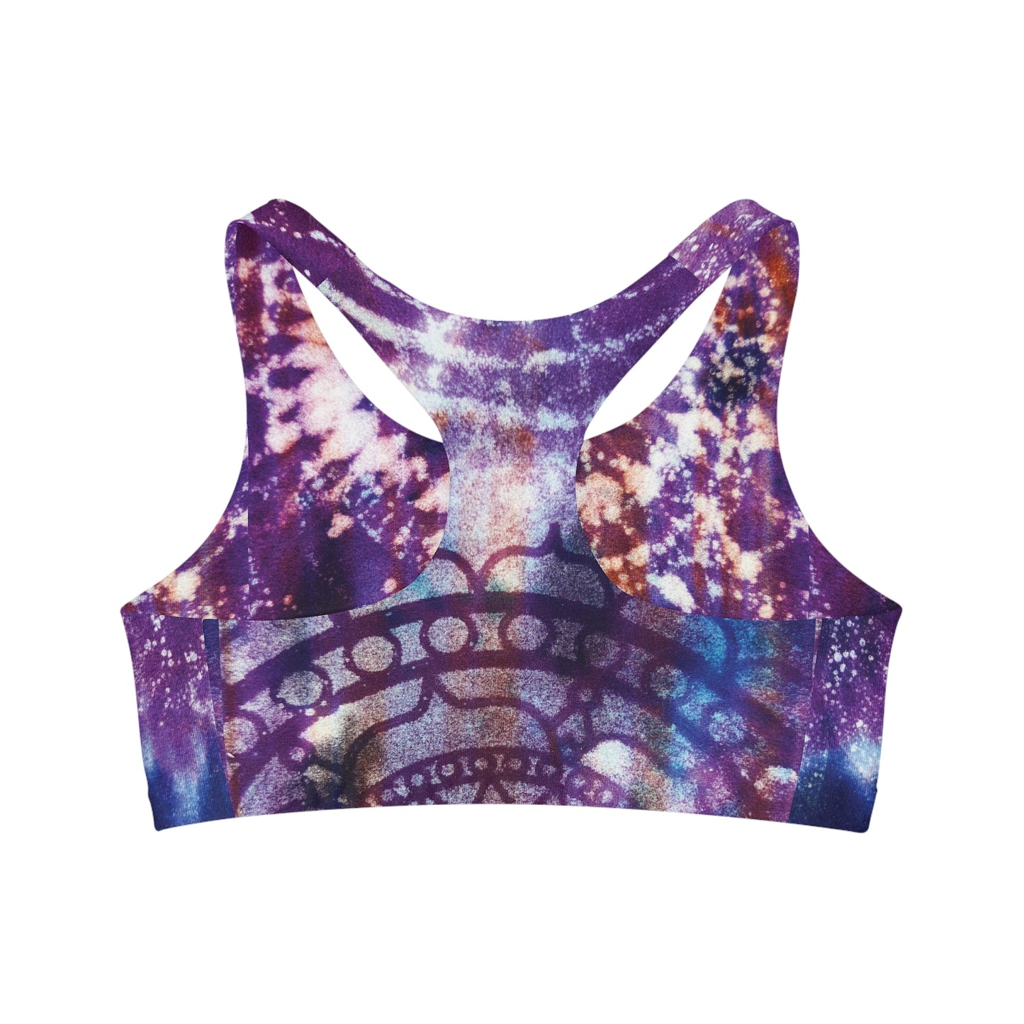 Tye Dye Mandala Deux Double Sided Sports Bra