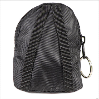 CPR Black Beltloop Keychain Backpack with Faceshield, Gloves, and Cleansing Wipes