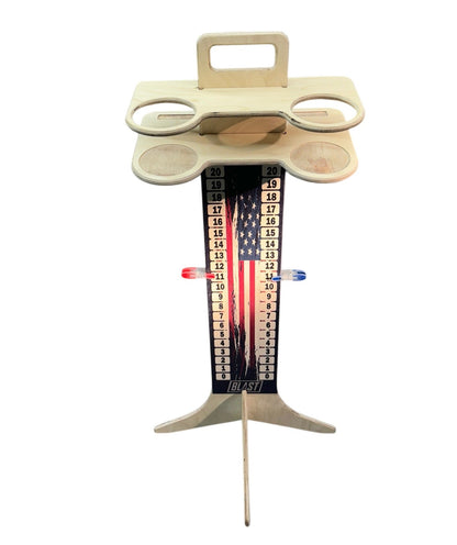 We The People Black & White Eagle Flag Cornhole Set