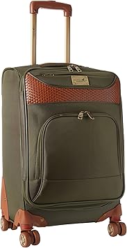 Caribbean Joe 20'' Carry-On Spinner Luggage OLIVE GREEN 20"