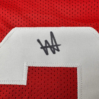 Framed Autographed/Signed Will Anderson 35x39 Alabama Red College Football Jersey PSA/DNA COA