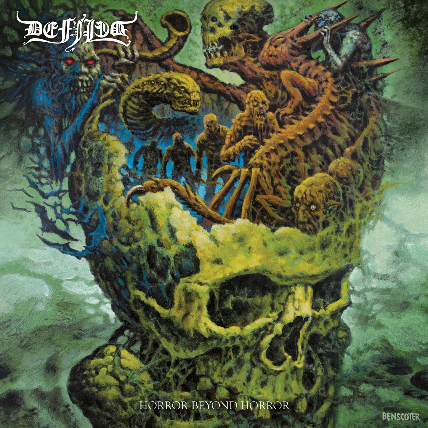 Defiled - Horror Beyond Horror [Clear Vinyl] (Gate) (Grn) [Limited Edition] Vinyl Record