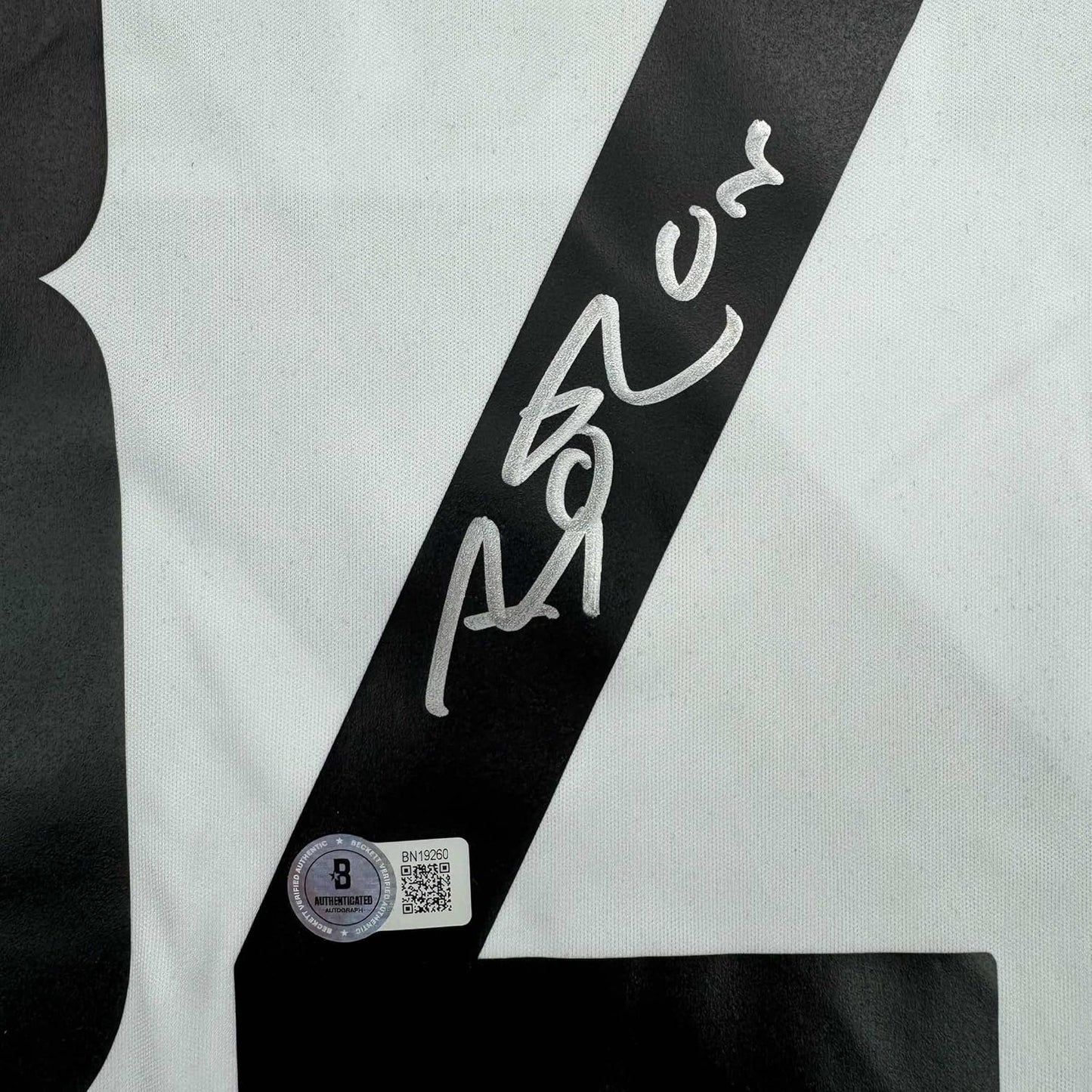 Framed Autographed/Signed Christian Vieri 35x39 Inter Milan White Soccer Futbol Jersey Beckett BAS COA