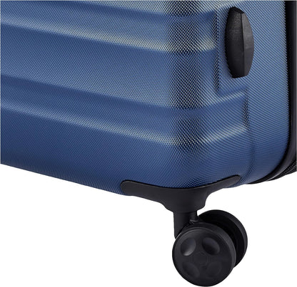Amazon Basics 2-Piece Set Hardside Spinner, Black