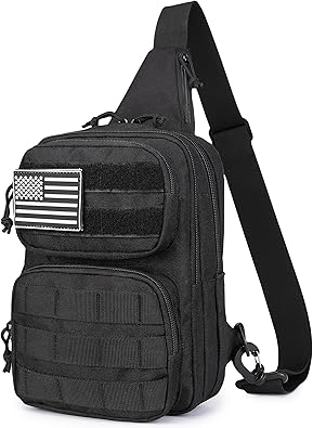 Wotony Tactical Crossbody Bag for Men - Durable Sling Bag with Cross Body Design - Carry of Handgun