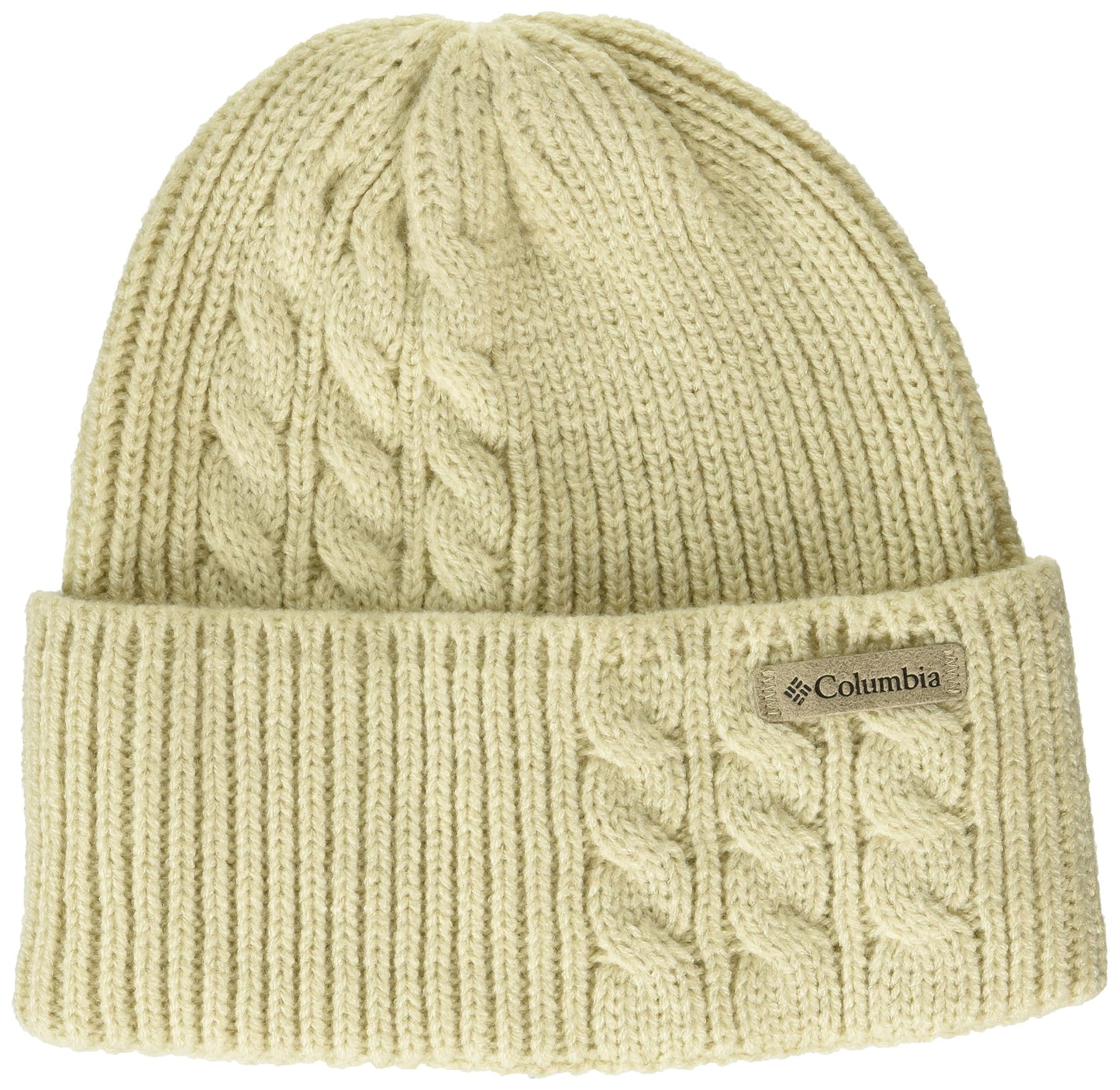 Columbia Women's Agate Pass Cable Knit Beanie, Chalk, One Size