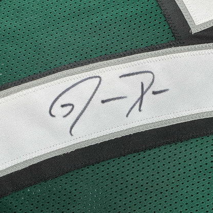 Framed Autographed/Signed Jason Peters 35x39 Philadelphia Eagles Green Football Jersey JSA COA