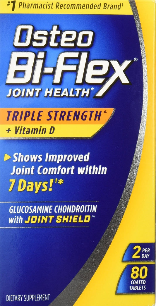 Osteo BiFlex Triple Strength Glucosamine Chondroitin with Vitamin D, 80 Count