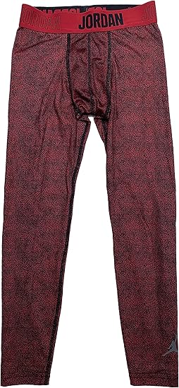 Jordan Little Boys Fri Fit Compression Tights (Red(3956-R78)/Black, 6 Years)