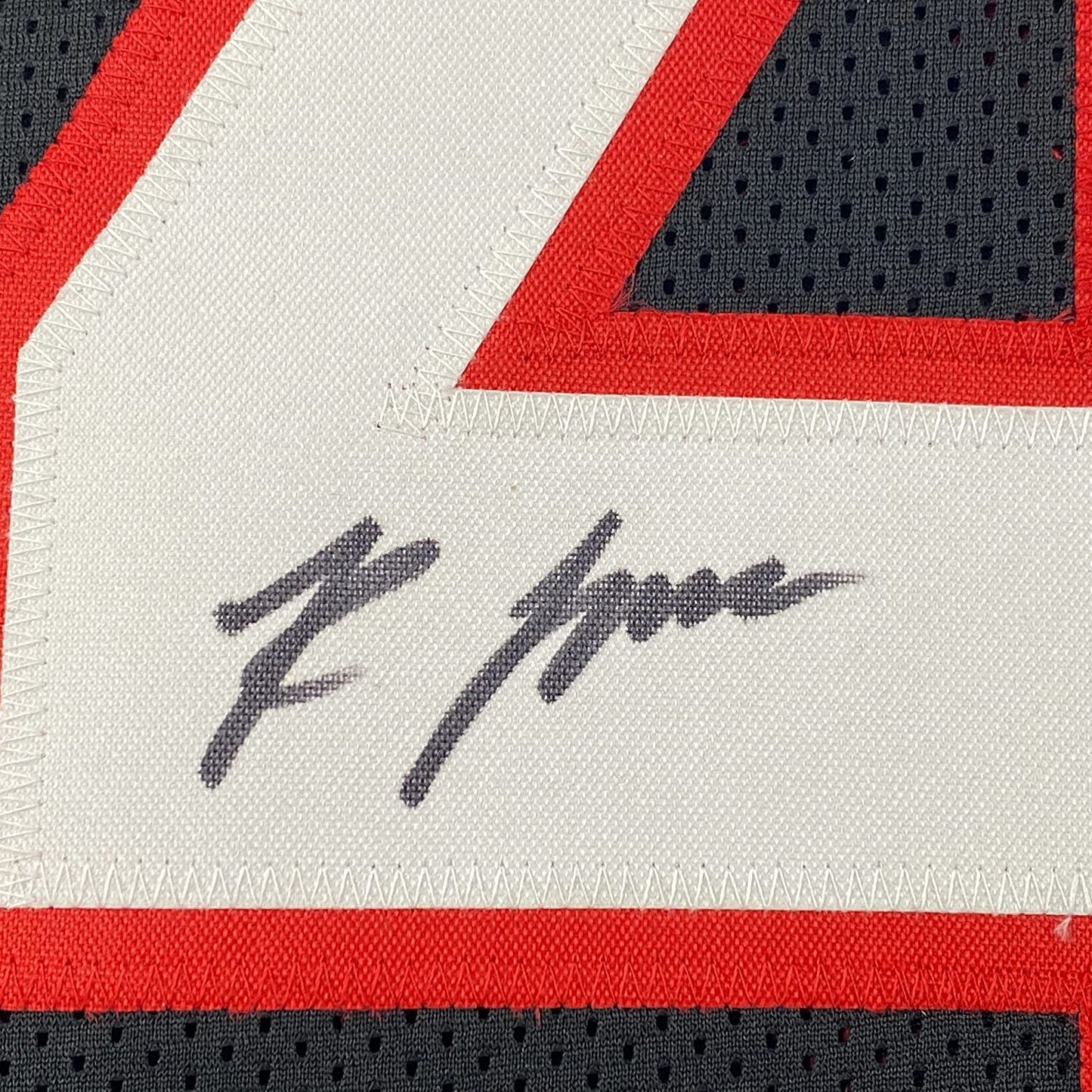Framed Autographed/Signed Rondale Moore 35x39 Arizona Black Football Jersey JSA COA