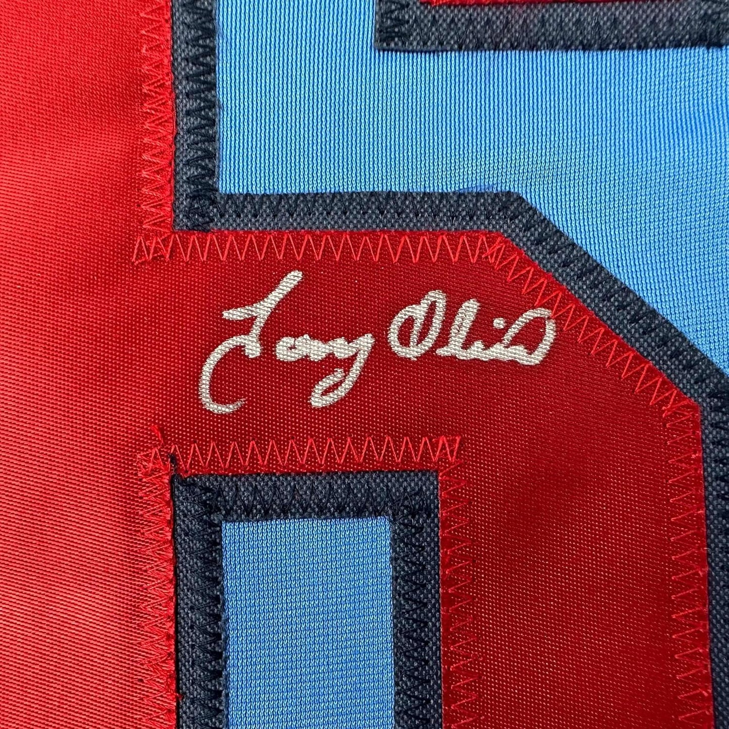 Framed Autographed/Signed Tony Oliva 35x39 Minnesota Light Blue Baseball Jersey Beckett BAS COA