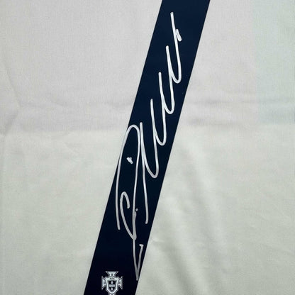 Framed Autographed/Signed Cristiano Ronaldo 35x39 Portugal World Cup Soccer Futbol Jersey Beckett BAS COA