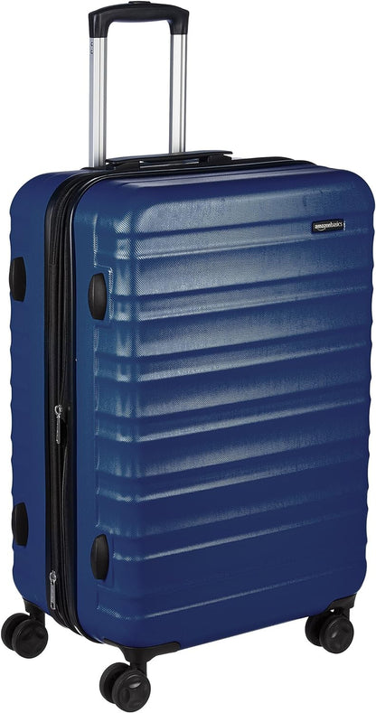 Amazon Basics 2-Piece Set Hardside Spinner, Black