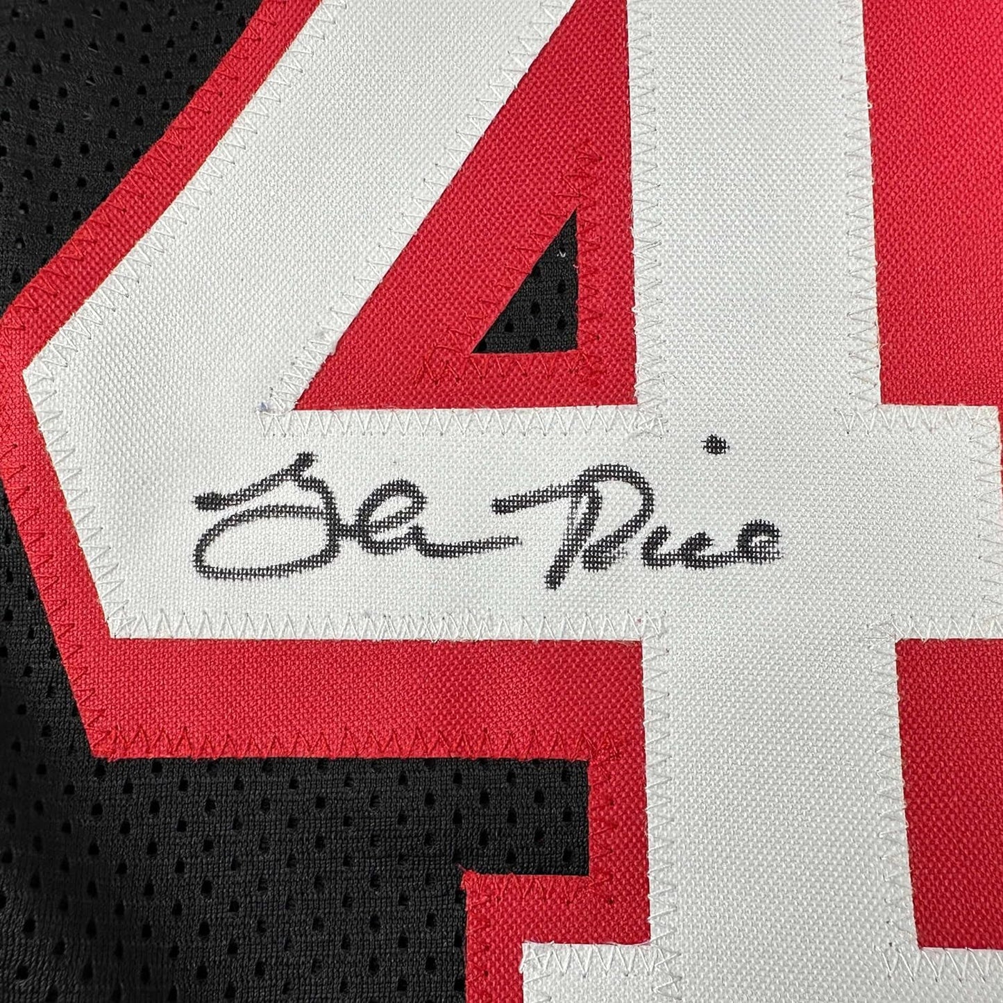 Framed Autographed/Signed Glen Rice 35x39 Miami Black Basketball Jersey Beckett BAS COA