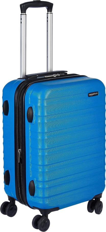 Amazon Basics 2-Piece Set Hardside Spinner, Black