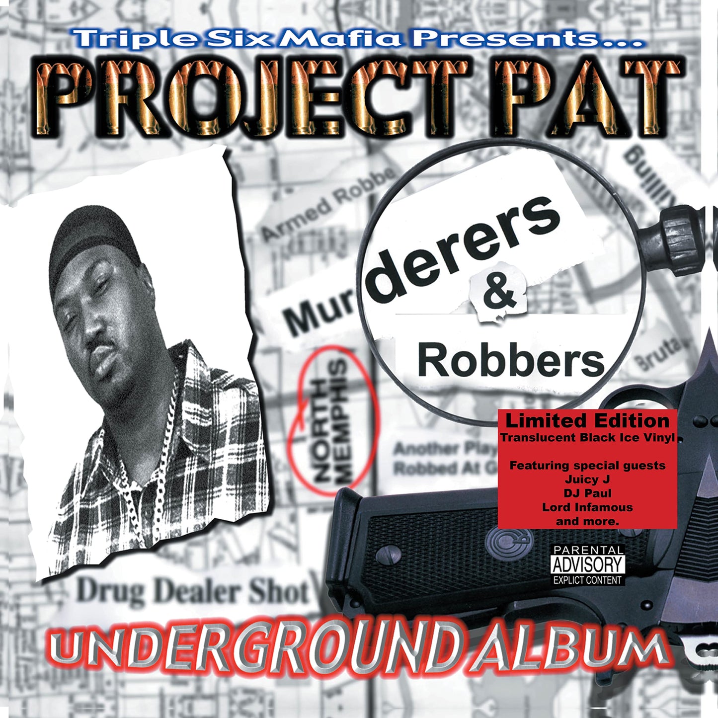 Project Pat - Murderers & Robbers [LP] Vinyl Record
