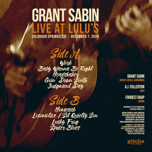Grant Sabin - Live At Lulu's [LP]
