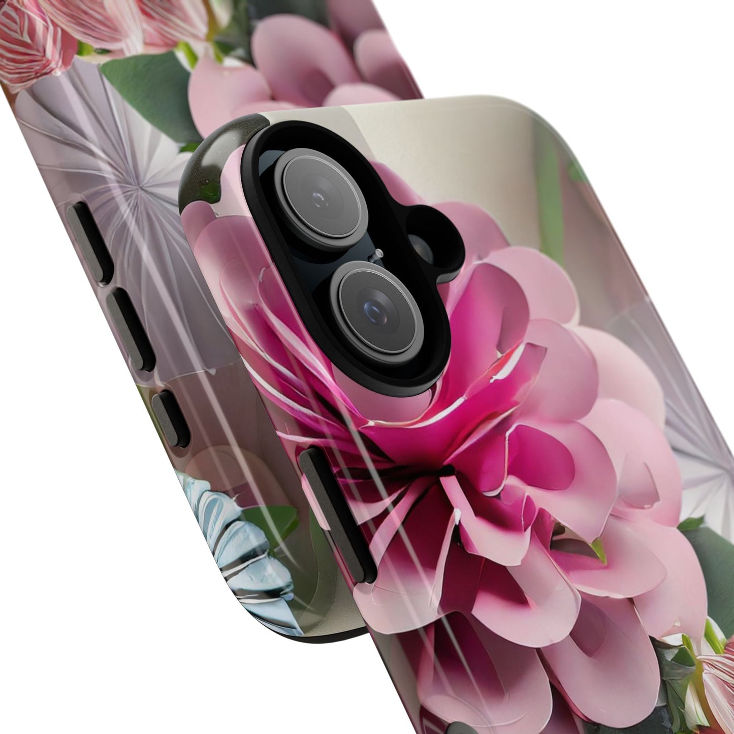 Elegant Paper Flowers Tough Phone Case