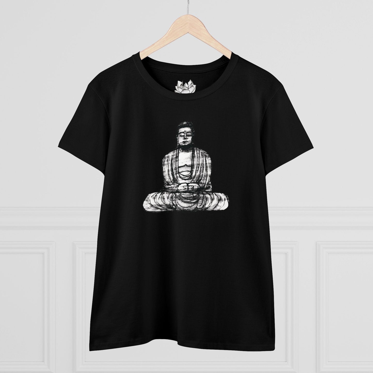 Buddha Sketch Women's Cotton Tee