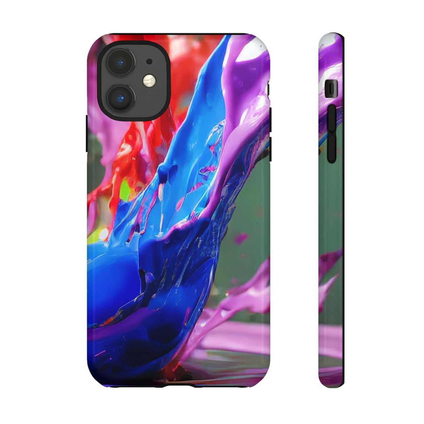 Vibrant Color Splash Tough Phone Case