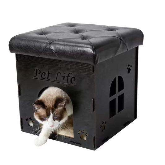 Collapsible Cat House Furniture Bench