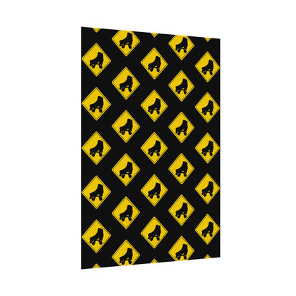 Warning Skater Rolled Poster