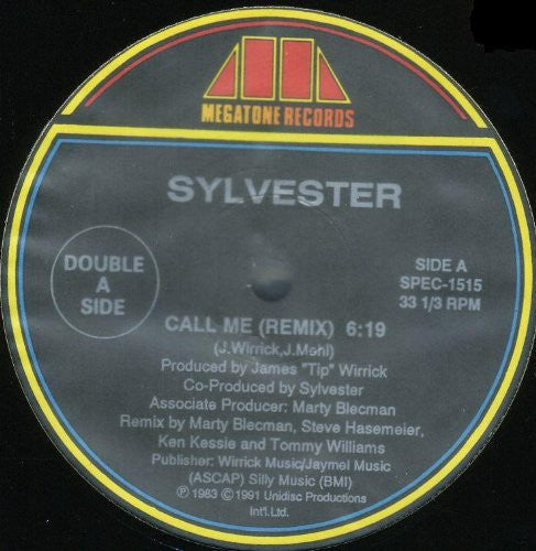 Sylvester - Call Me / Good Feeling [LP] Vinyl Record