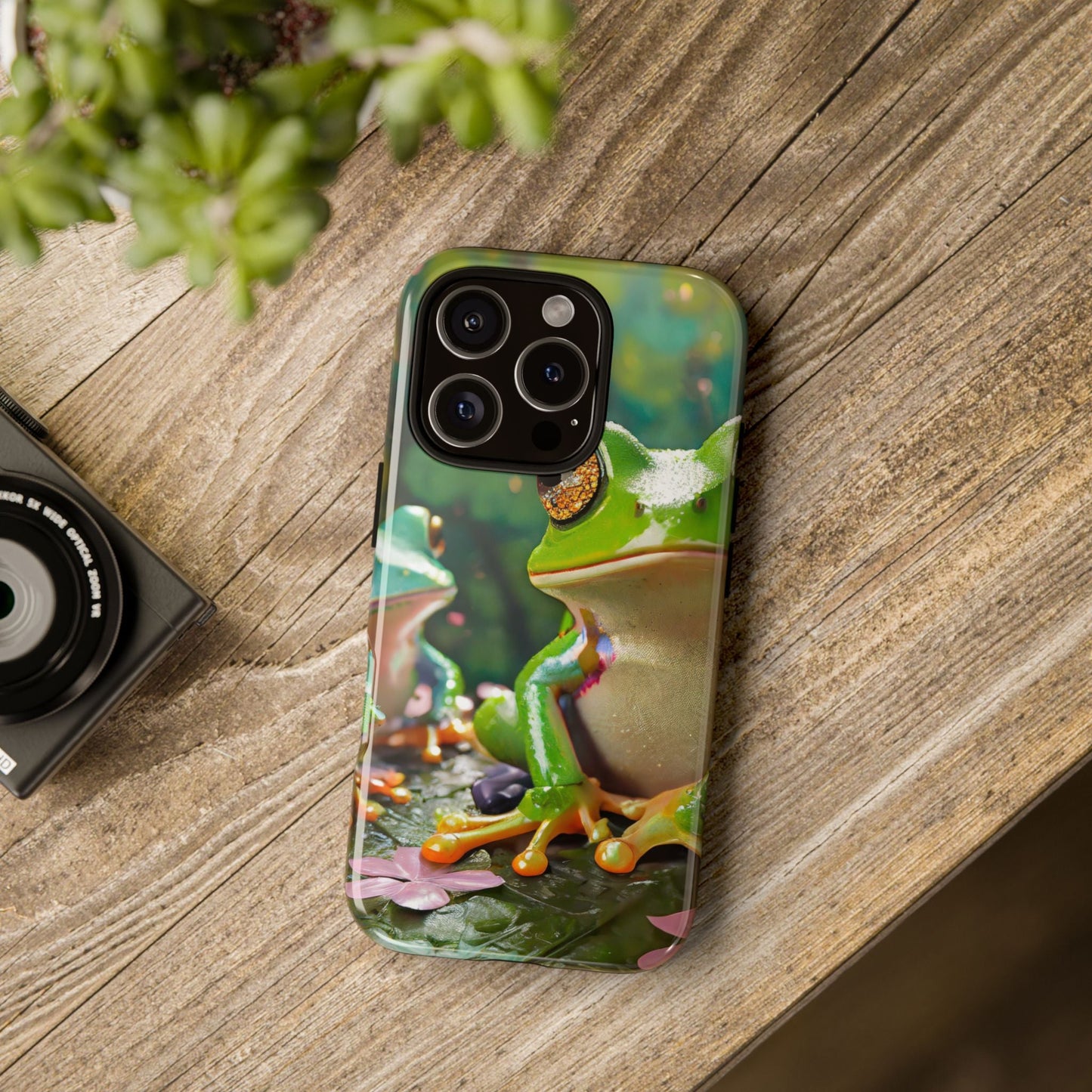 Someone Watching Colorful Frog Tough Phone Case