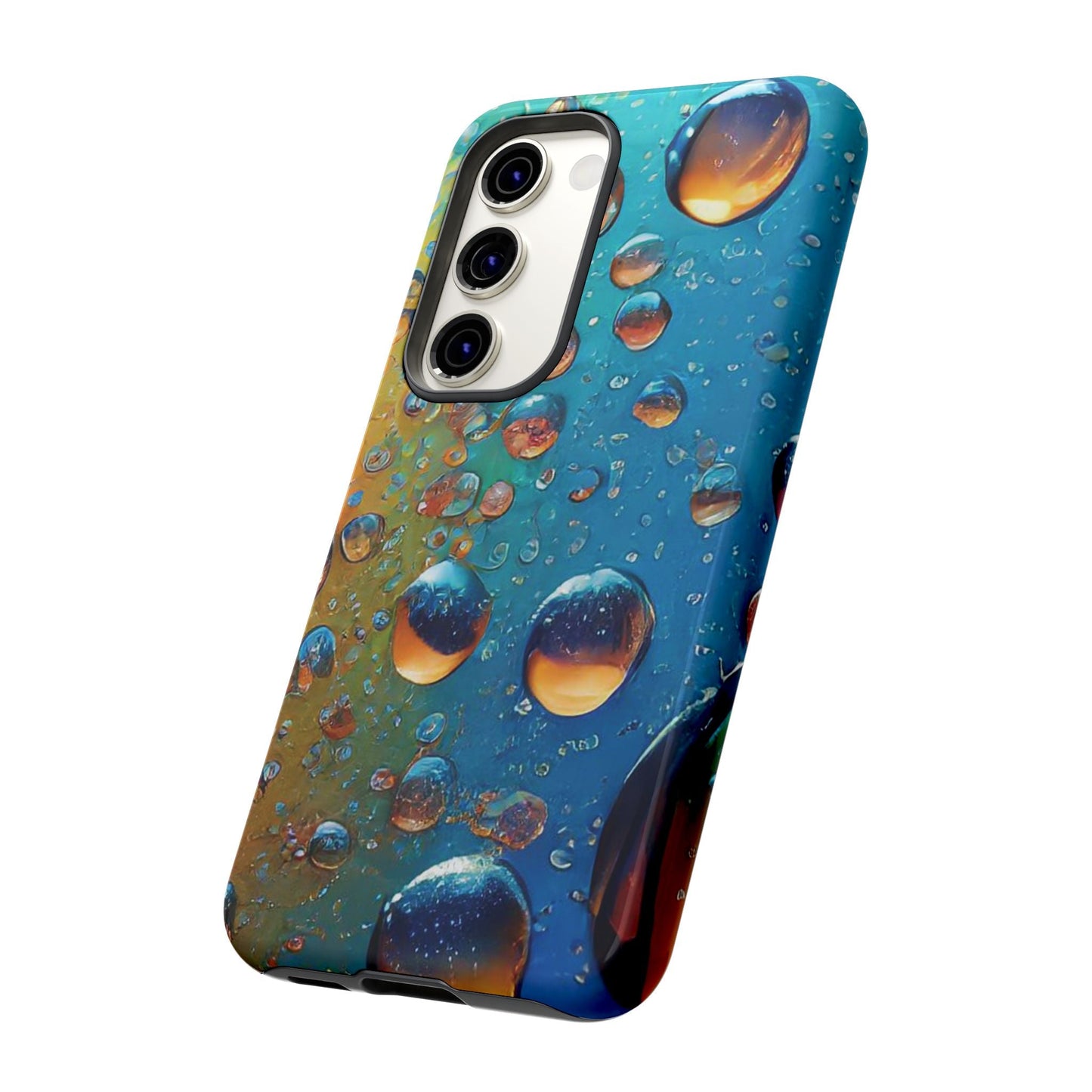 Colorful Water Droplets Tough Phone Case