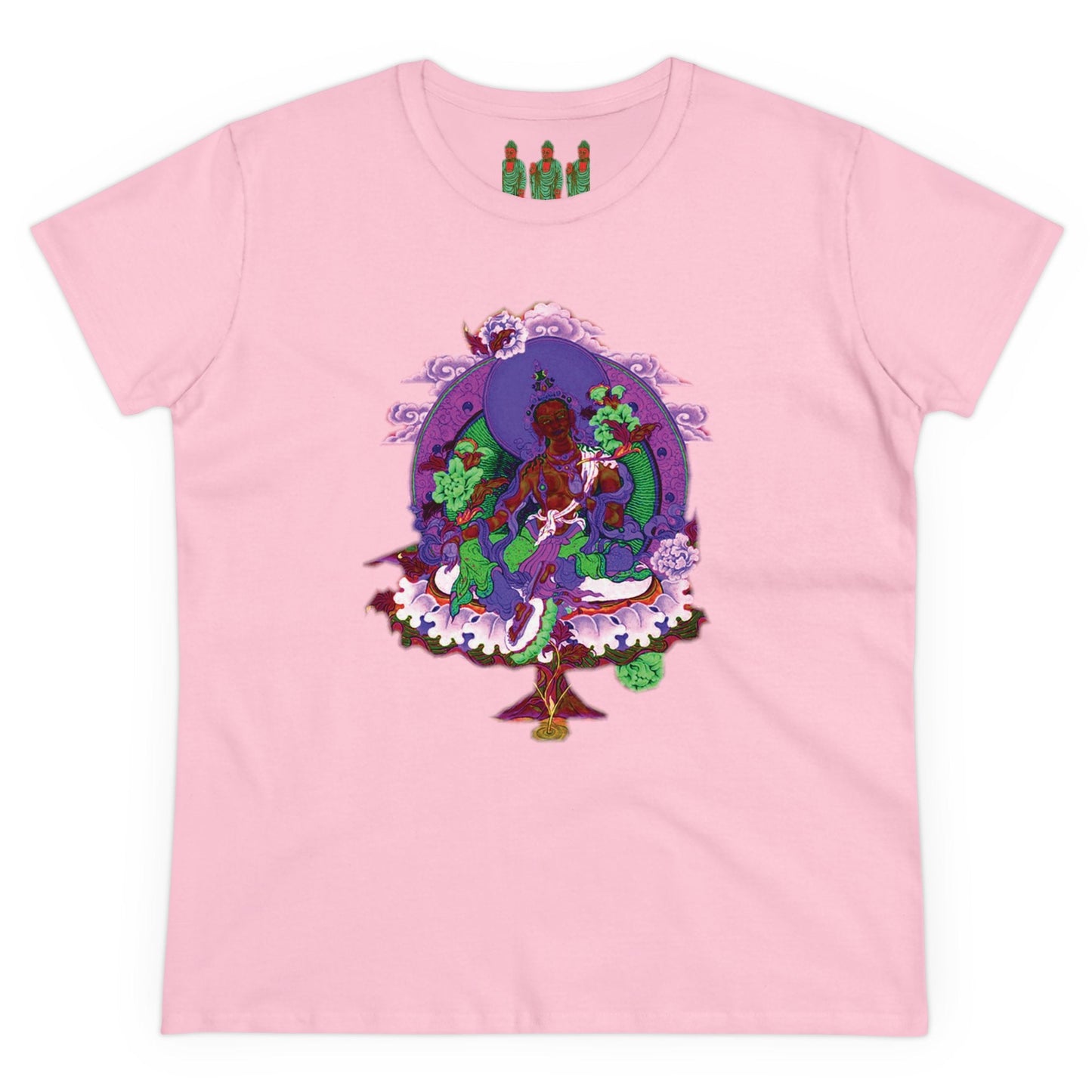 Buddha Pastel Sketch Women's Cotton Tee