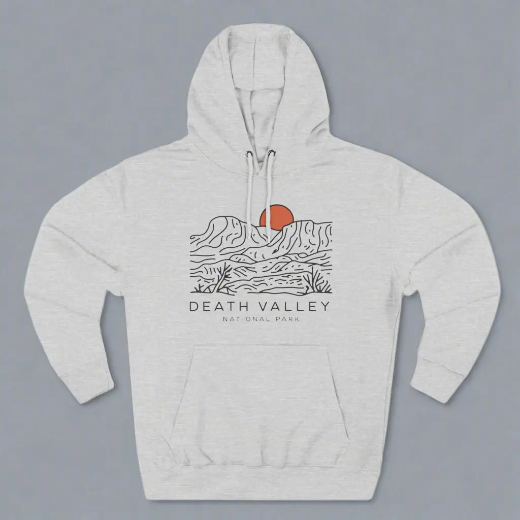 Death Valley National Park Fleece Hoodie Desert Dunes