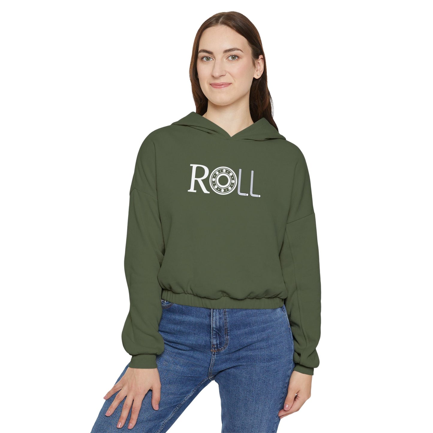 Women’s Cropped ROLL Hoodie