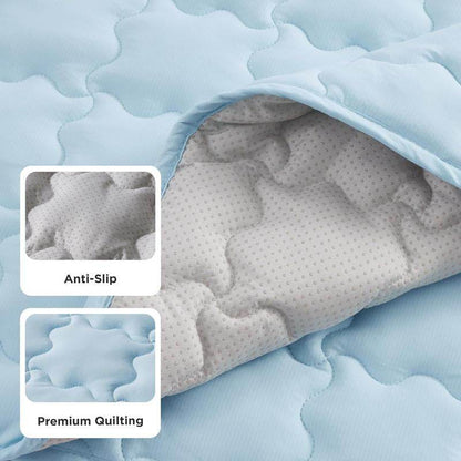 Dog Cooling Mat – Washable Summer Crate Pad for Large Dogs (Up to 50 lbs), Non-Slip, Portable, QMAX>0.5 Cooling Tech