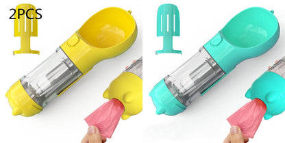3-in-1 Pet Travel Water Bottle Feeder