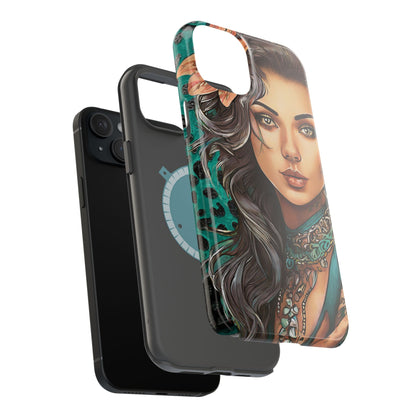 Vibrant Beauty Magnetic Tough Phone Case