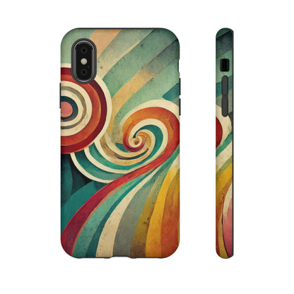 Colorful Swirl Tough Phone Case