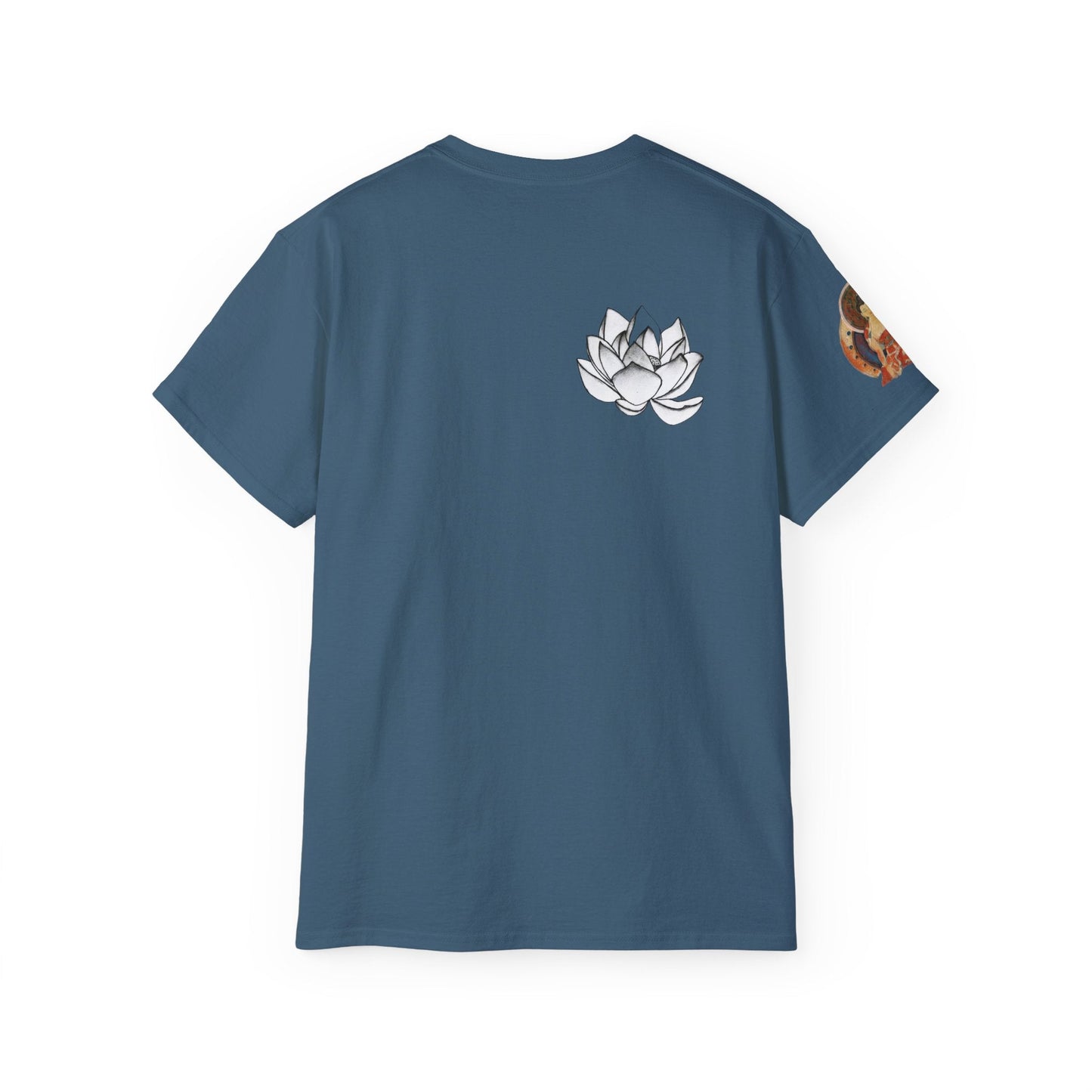 Fine Art Buddha Chalk Drawing Print Unisex Ultra Cotton Tee