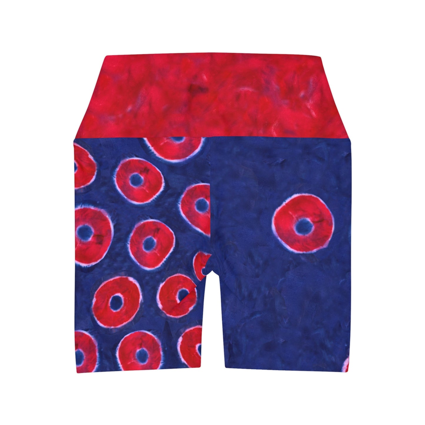 Phisherman Phish Donuts High Waisted Yoga Shorts