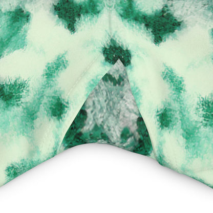 Shibori Lime Sherbert High Waisted Yoga Shorts