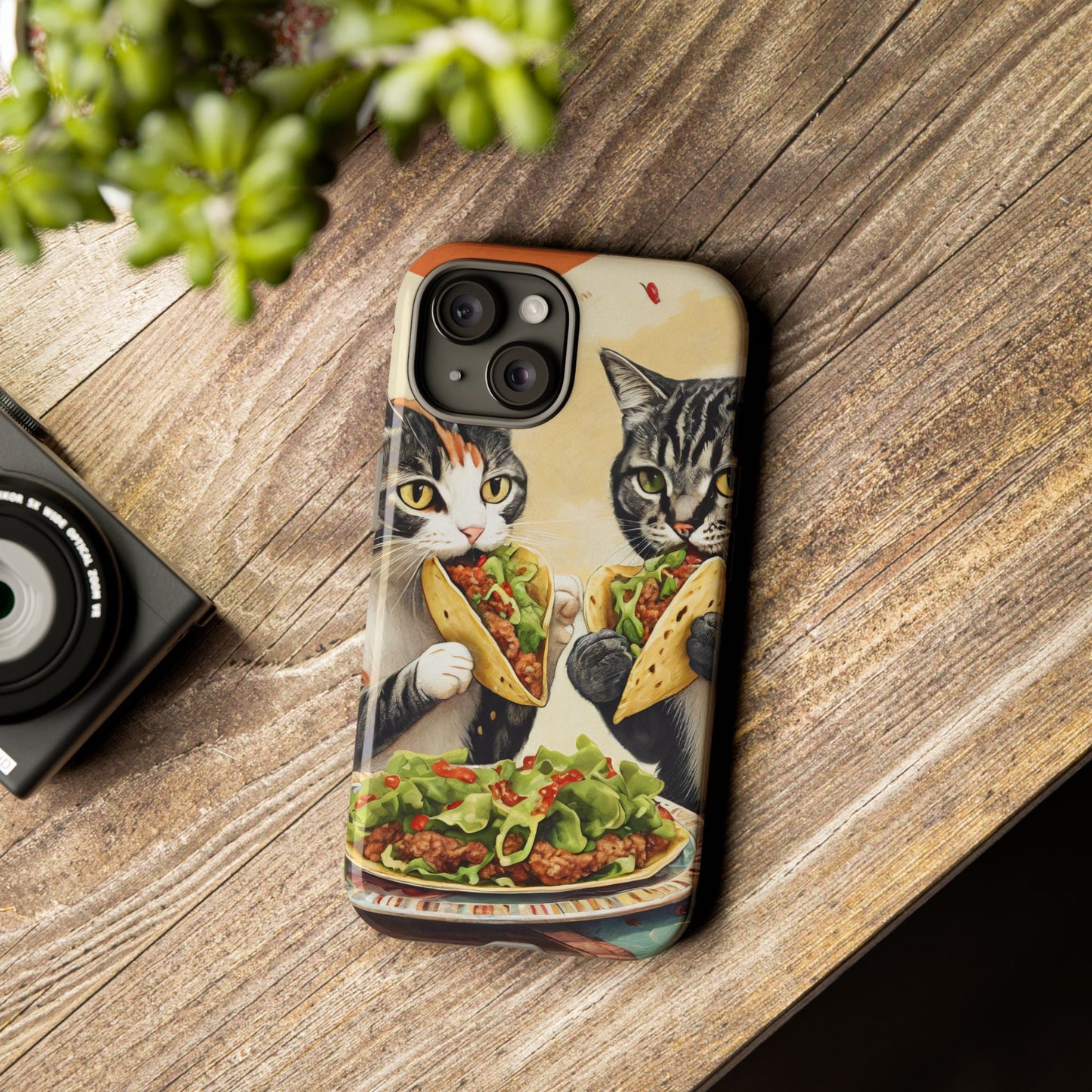 Funny Taco Cat Tough Phone Case
