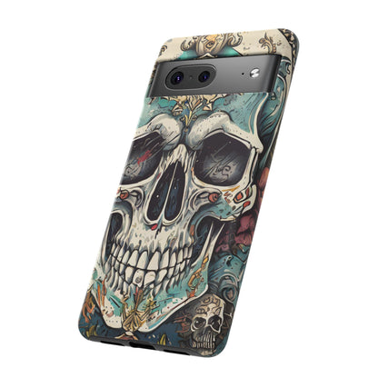 Abstract Skull Tough Phone Case