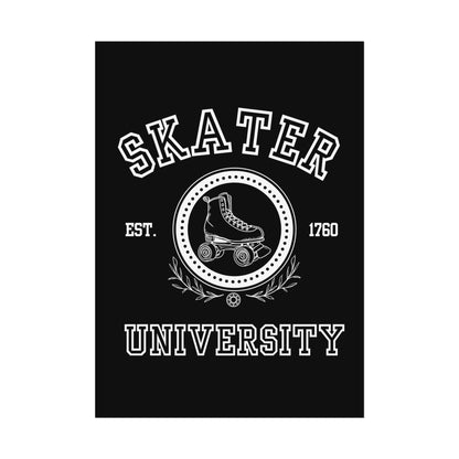 Skater University Rolled Poster